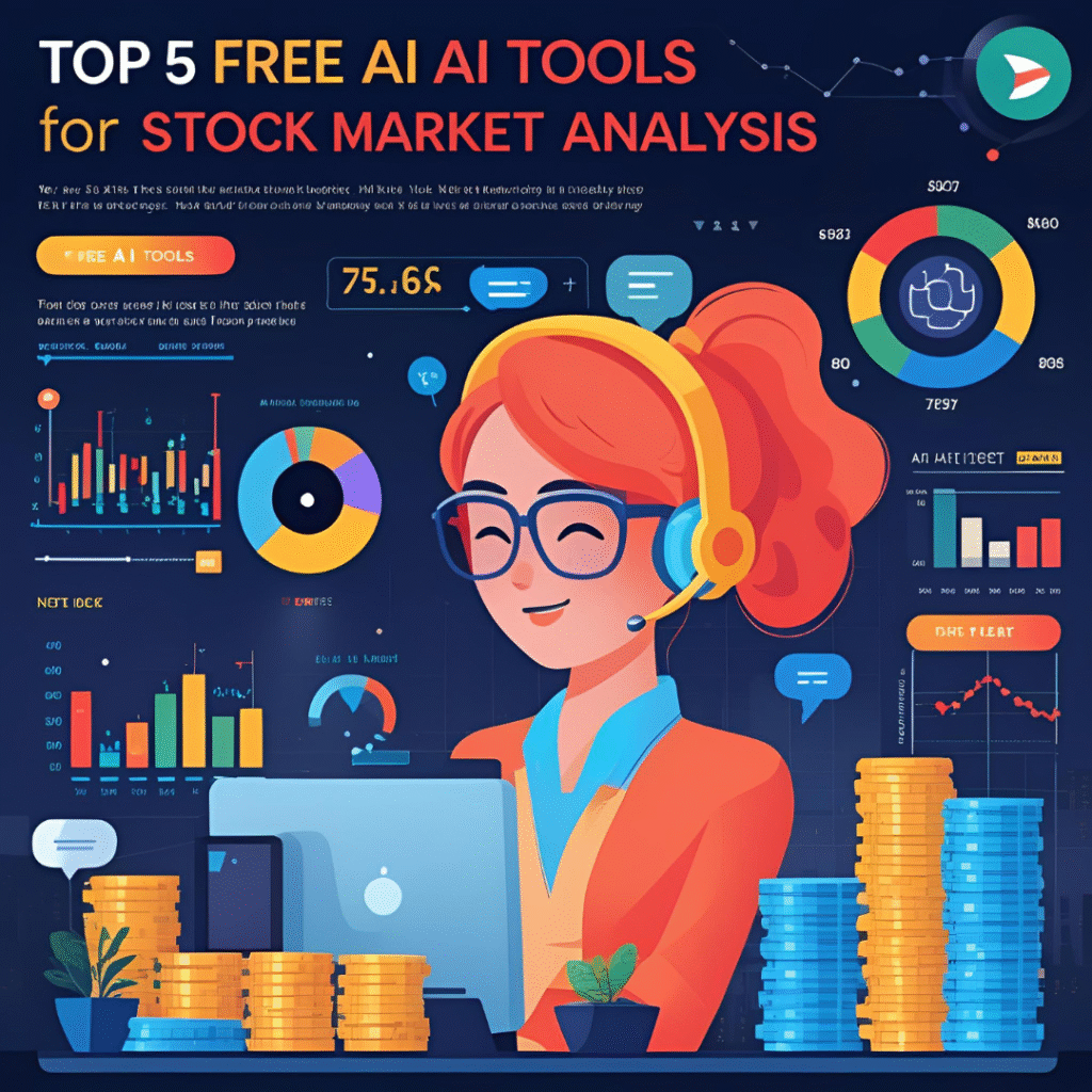 Top 5 free AI tools for stock market analysis